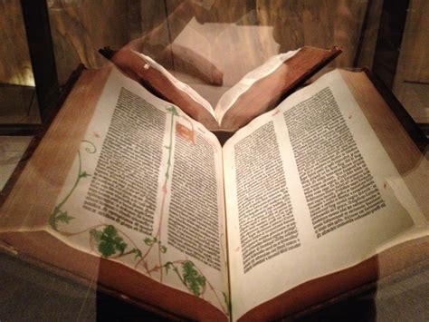 Gutenberg Bible | Gutenberg bible, Bible, Container