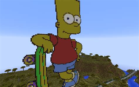 Bart Simpson Pixel Art, creation #2625