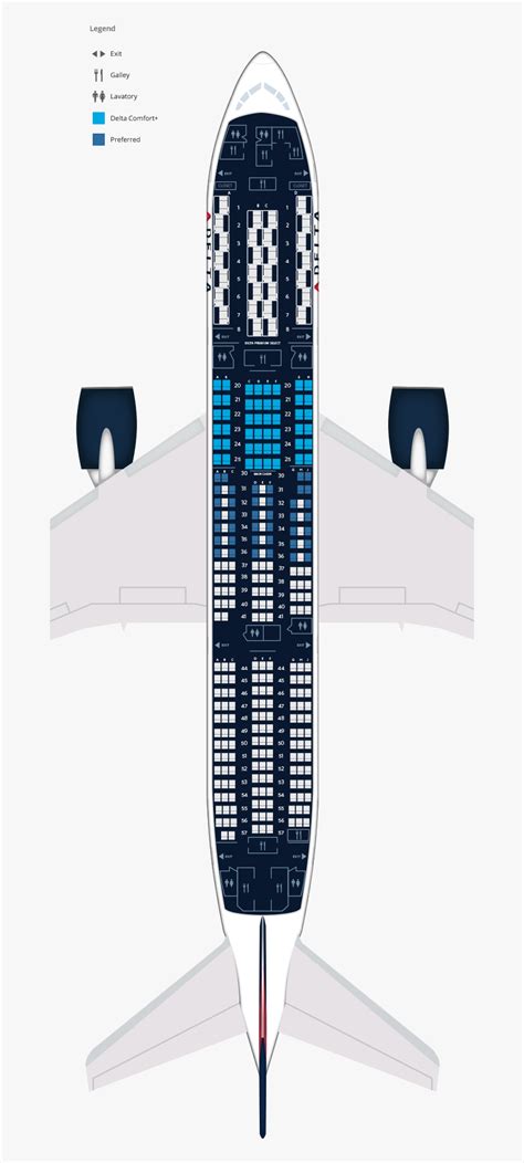 Aircraft Specifications - Delta Airbus A320 Seating, HD Png Download - kindpng