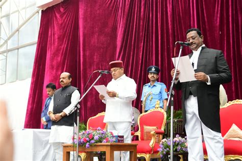 P.B Varale takes oath as Chief Justice of Karnataka High Court