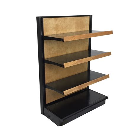 Wood End Cap Display With 4 Shelves 36W 54H | DGS Retail