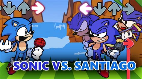 FNF Sonic VS Santiago The Hedgehog - Forces | [Sonic The Hedgehog Mod ...