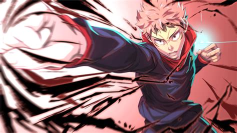 1366x768 Resolution Yuji Itadori Jujutsu Kaisen HD Power Art 1366x768 ...