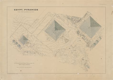 Digital Giza | Aerial survey map of the Giza Pyramids