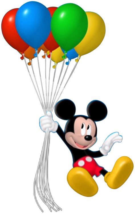 (PNG) Mickey Mouse Floating with Balloons (MMCH) by Gawain-Hale on ...