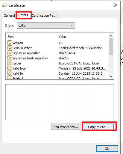 Configure LDAPS authentication (With Certificates)