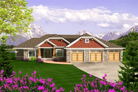 Garage In 2020 Ranch Style House Plans Basement House - vrogue.co