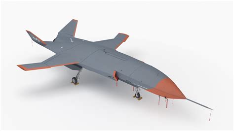 Boeing Loyal Wingman Military Drone MQ-28A Ghost Bat 3D model rigged | CGTrader