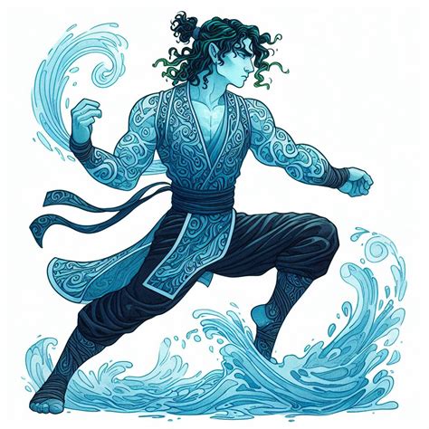 Male Water genasi monk.jpg | EN World D&D & Tabletop RPG News & Reviews