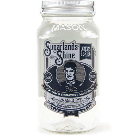 Sugarlands Shine Jim Tom's Unaged Rye Moonshine: Buy Now | Caskers