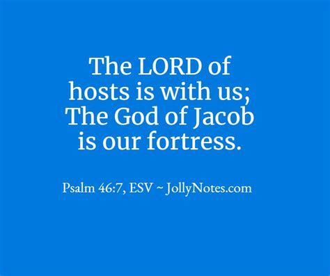 The Lord Of Hosts Is With Us. The God Of Jacob Is Our Fortress. – Daily ...