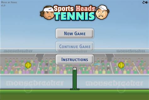 Sports Heads: Tennis - Funny Car Games