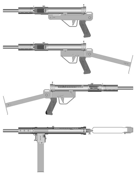 Sten Gun Blueprints