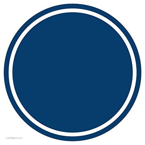 Navy Blue Solid Color Circle Gift Labels, 40-Pack - Walmart.com - Walmart.com