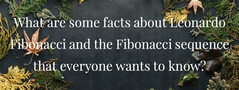 10 Facts On Leonardo Fibonacci And The Fibonacci Sequence Learnodo - Riset