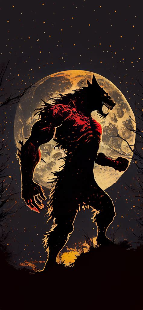 Werewolf & Moon Art Wallpapers - Werewolf Wallpapers for iPhone