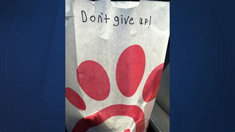 Chick-fil-A leaves encouraging notes for customers