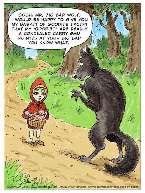 Looks Good on Paper by Dan Collins for October 07, 2019 | GoComics.com | Big bad wolf, Nerd ...