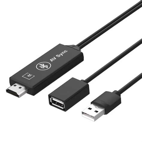 Bluetooth HDMI AV Cable Audio Video Adapter for iPhone XS MAX XR 6 7 8 Plus Samsung S10+ S10e S6 ...