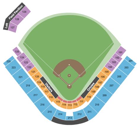 Tampa Bay Rays Stadium Seating Map | Two Birds Home