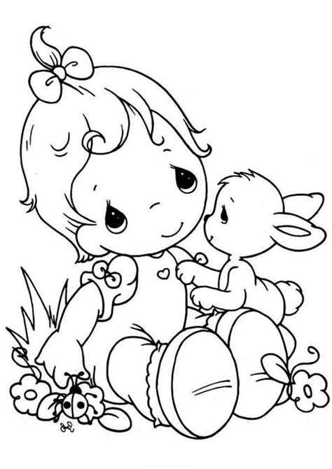 Free & Easy To Print Precious Moments Coloring Pages - Tulamama