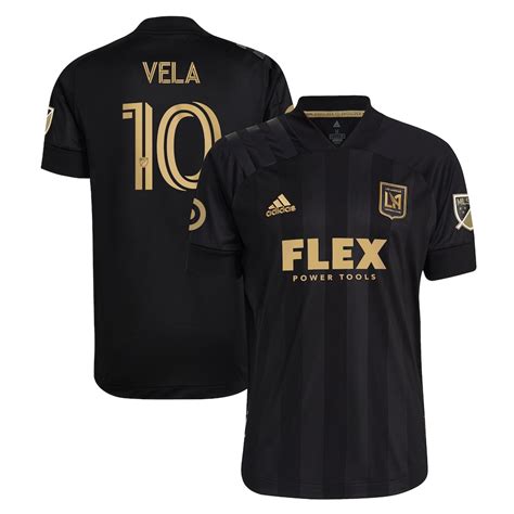 Men's LAFC Carlos Vela adidas Black 2021 Primary Authentic Player Jersey