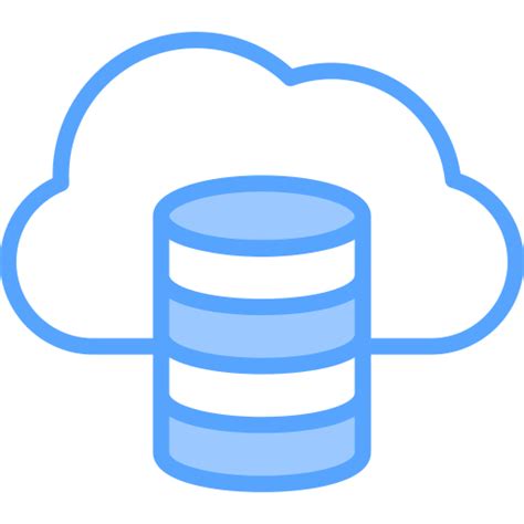 Base de datos en la nube - Iconos gratis de redes