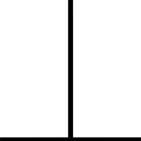 The vertical-horizontal illusion. Although of equal lengths, the ...