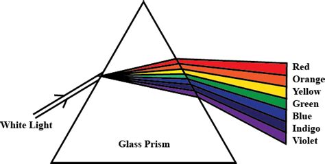 Explain the phenomenon ofdispersion of white light through a glass prism, using suitable ray ...