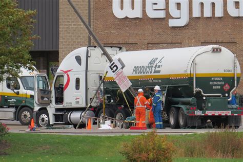 Tanker crash at Wegmans closes Military Road