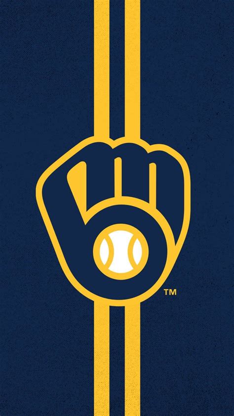 Download Milwaukee Brewers Logo Iphone Baseball Wallpaper | Wallpapers.com