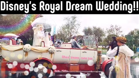 【Disney】Disney's Royal Dream Wedding - YouTube