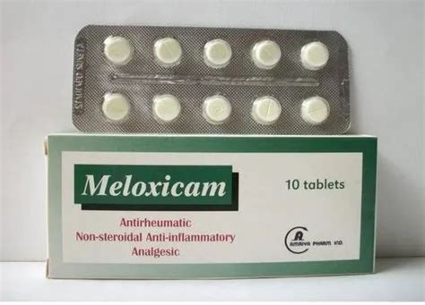 Meloxicam 15mg Tablet at Rs 40/stripe | Meloxicam in Nagpur | ID: 22405452112