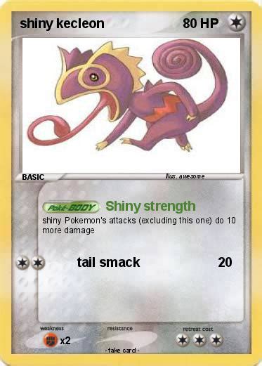 Pokémon shiny kecleon - Shiny strength - My Pokemon Card