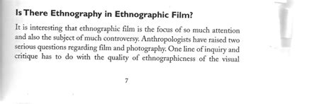 (PDF) Is There Ethnography in Ethnographic Film?