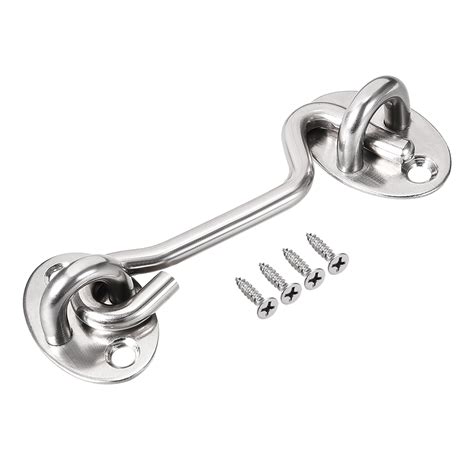 3" Cabin Hook Eye Latch Stainless Steels - Walmart.com - Walmart.com