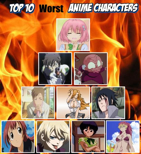 New Meme! Top 10 WORST Anime Characters by RyogaOkumura on DeviantArt