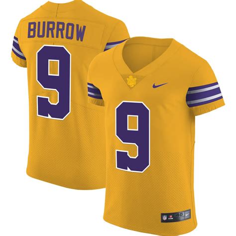 Joe Burrow Lsu Tigers Gold Vapor Jersey – All Stitched – TXTrend Shop