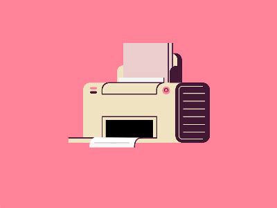 Printer by P. Frischke on Dribbble