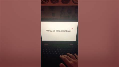 What is blocophobia? - YouTube