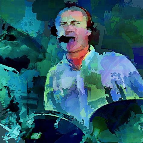 Phil Collins drums Digital Art by Yury Malkov - Fine Art America