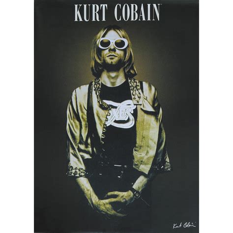 The Card Cafe Kurt Cobain Sunglasses Poster | Musician's Friend