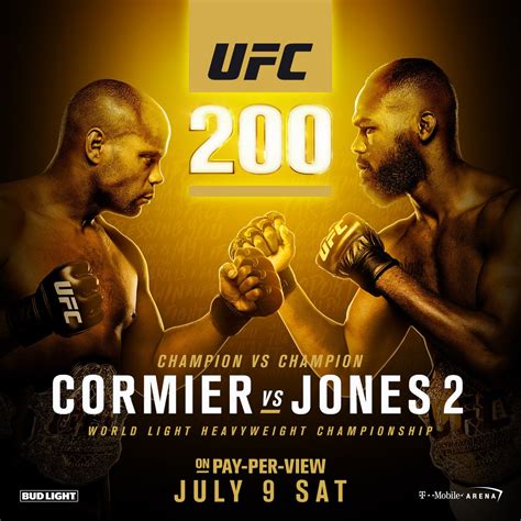 First look at the Official UFC200 Poster! : r/MMA