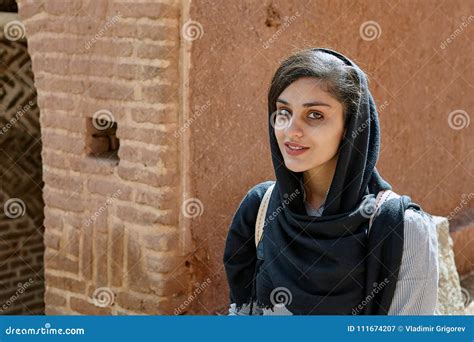 Iranian Woman in Mountain Village, Abyaneh, Iran. Editorial Photography ...