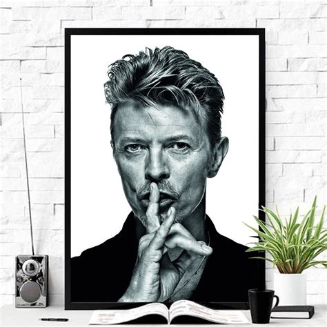 David Bowie Poster David Bowie Wall Art Singer Poster | Etsy