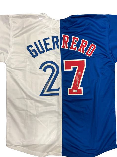 Vladimir Guerrero Jr. & Vladimir Guerrero Sr. Signed Jersey (Beckett) | Pristine Auction