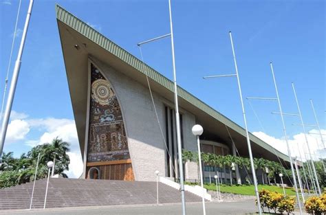 Papua New Guinea's National Parliament House is an iconic building that ...