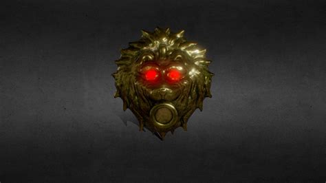 LionHead door ring - Download Free 3D model by Batuhan13 [27a64da ...