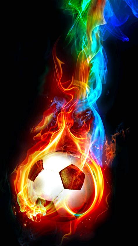 Soccer Ball On Fire Wallpapers on WallpaperDog