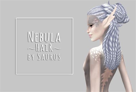 Saurus Sims: Nebula Hair - Sims 4 Hairs